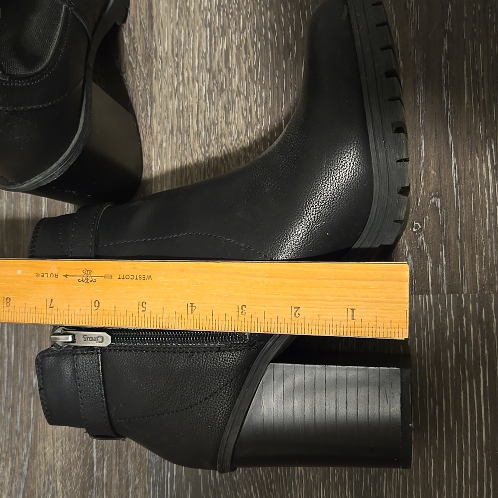 Circus Black Ankle Boots - Picture 5 of 8